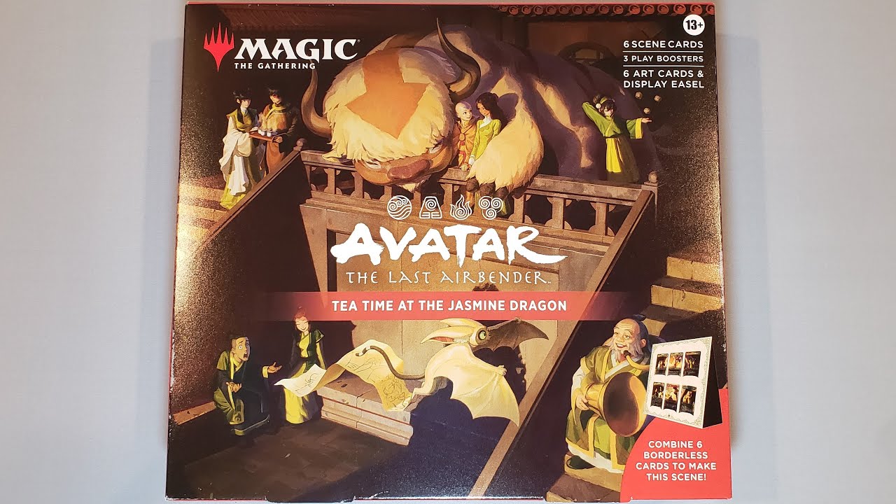 Magic: The Gathering Avatar The Last Airbender Scene Box Tea Time At The Jasmine Dragon Opening