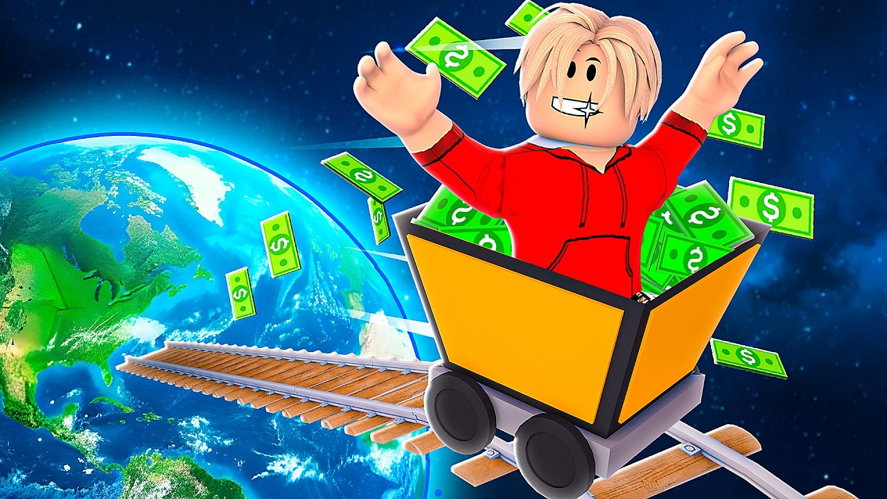 Riding The TALLEST ROLLER COASTER in Roblox..