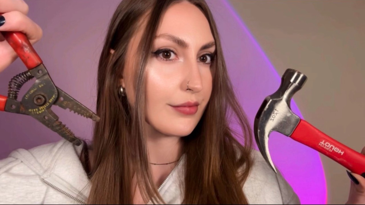 lofi asmr fixing you for sleep 🛠️😴 (tool sounds, relaxing background noise, minimal talking)