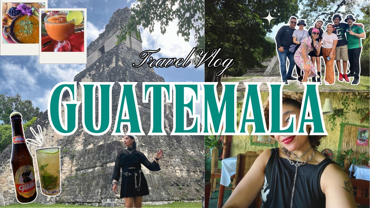 Me fuí a GUATEMALA I Travel vlog, Food, Tikal, Flores...