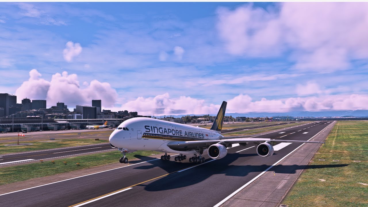 Singapore Airlines A380 Full Power Takeoff – Beast on the Runway!
