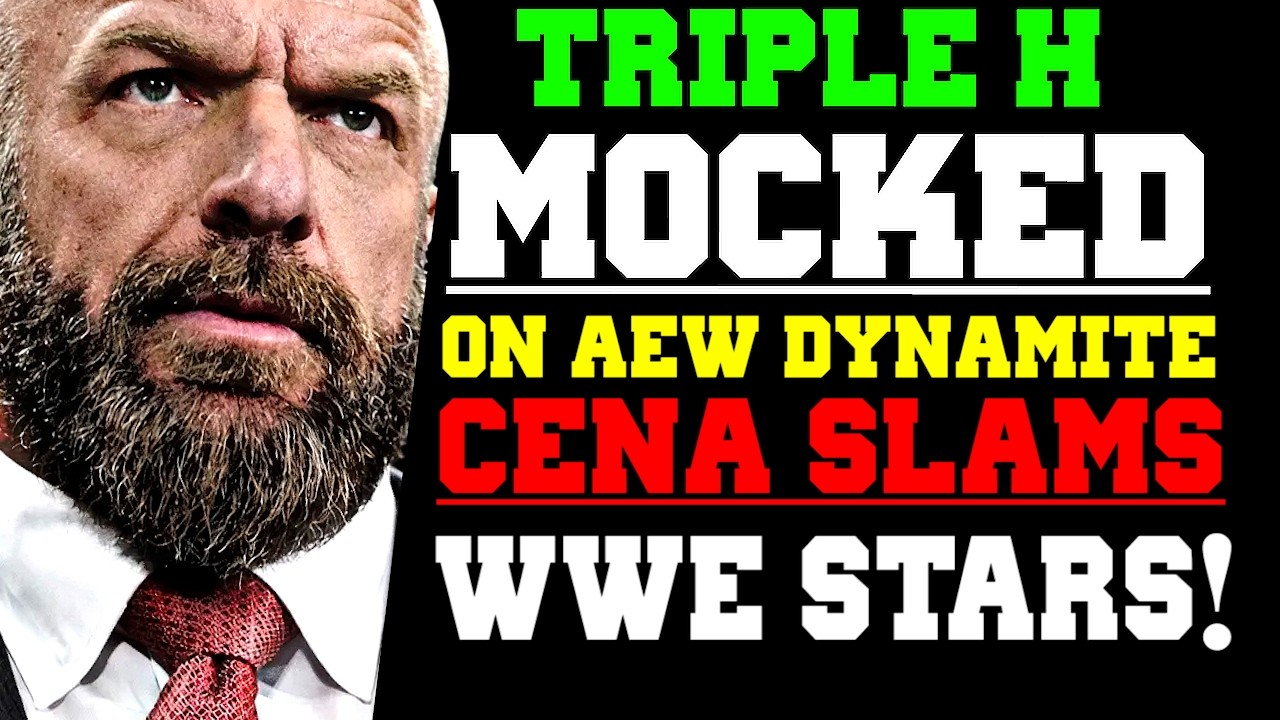 WWE News! Triple H Mocked on AEW Dynamite! MJF Takes Digs At WWE Stars! John Cena Slams WWE Stars!