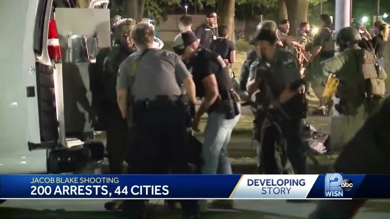 Sheriff: 205 suspects arrested in Kenosha protests