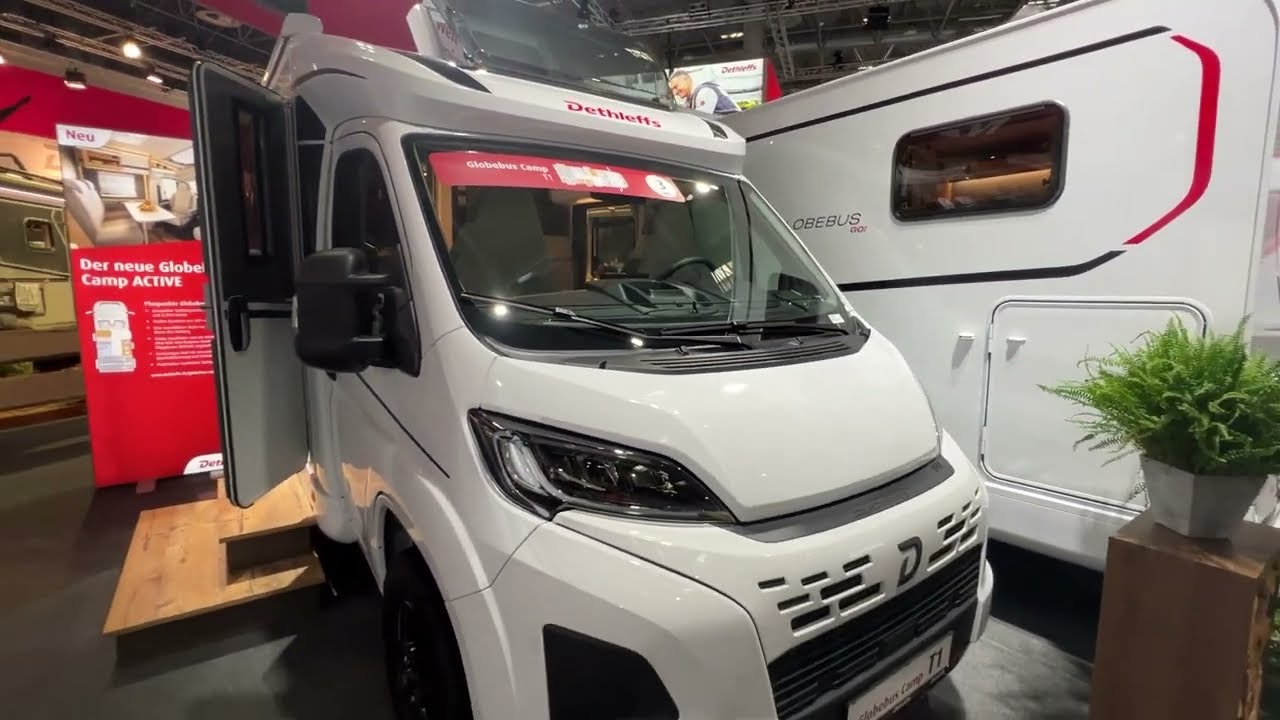 Dethleffs Globebus Camp T1 2025 Interior And Exterior Walkaround Caravan Salon 2024 Dusseldorf