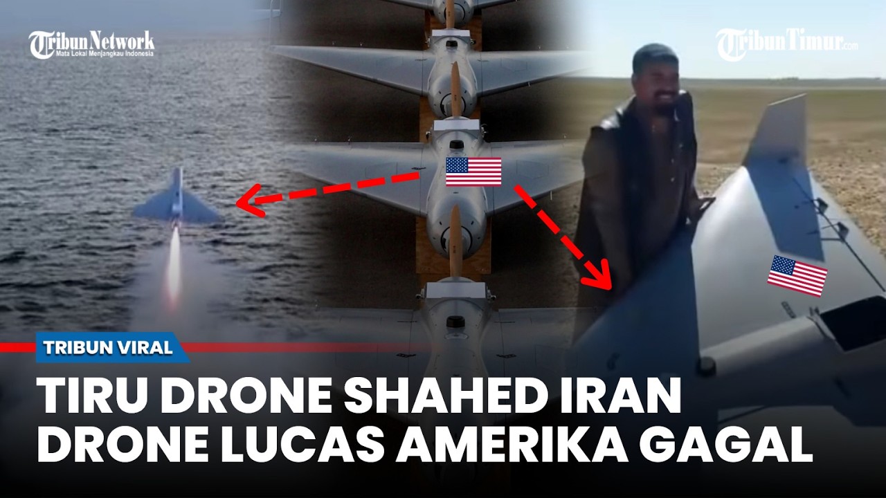Tiru Drone Shahed Iran, Drone Lucas Amerika Gagal dan Jatuh di Irak