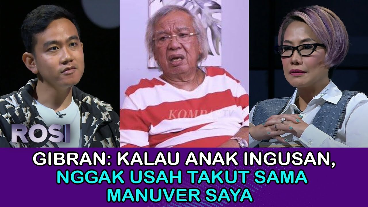 Gibran Tanggapi soal Petugas Partai, Anak Ingusan, hingga Dilaknat | ROSI