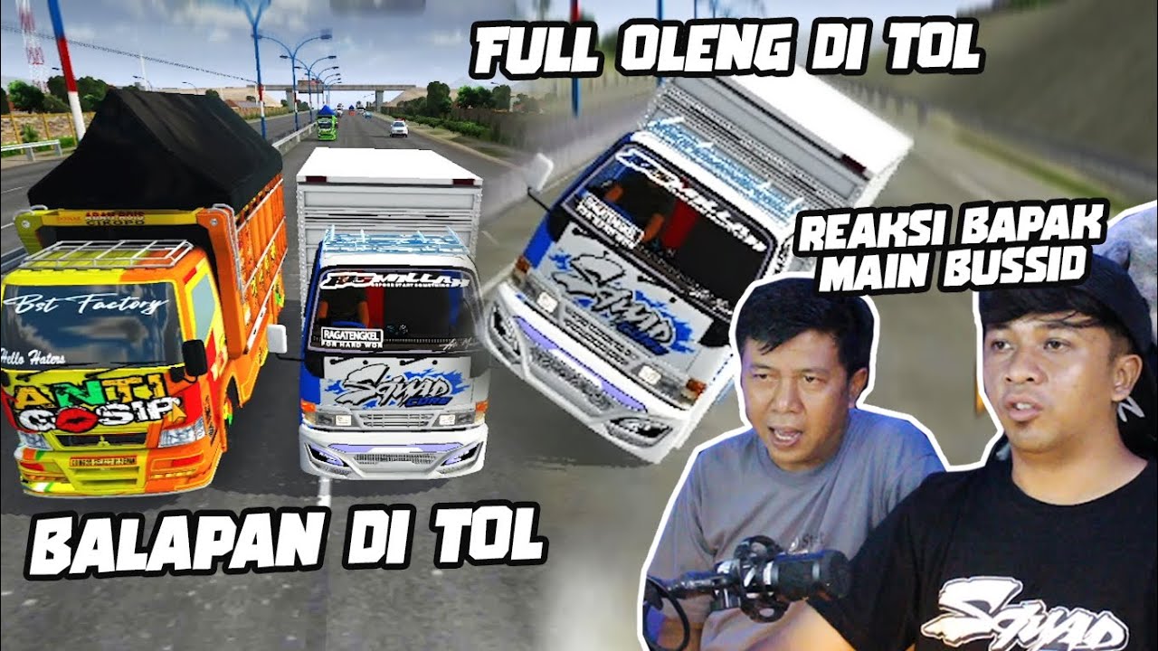 Rilis Dari Rebbeca Truk Engkel Bapake Full Oleng, Balapan Bareng Truk Anti Gosip - Bussid