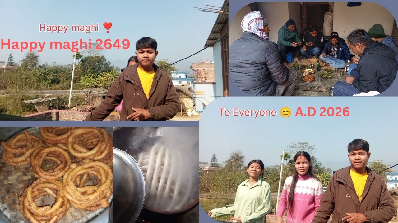  Happy maghi 2649/2026AD to everyone 💛 How you celebrate your maghi ❣️😊