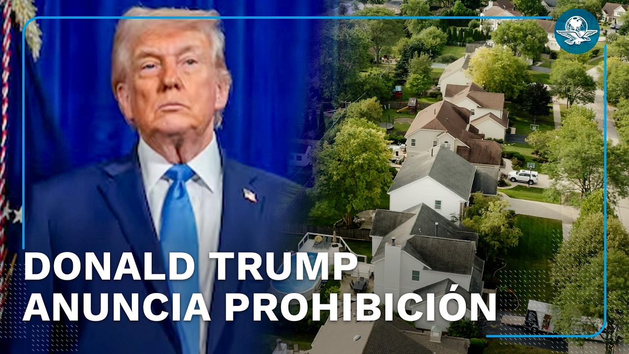 Trump dijo que ser propietario de una casa ya no es una meta realista para muchos estadounidenses