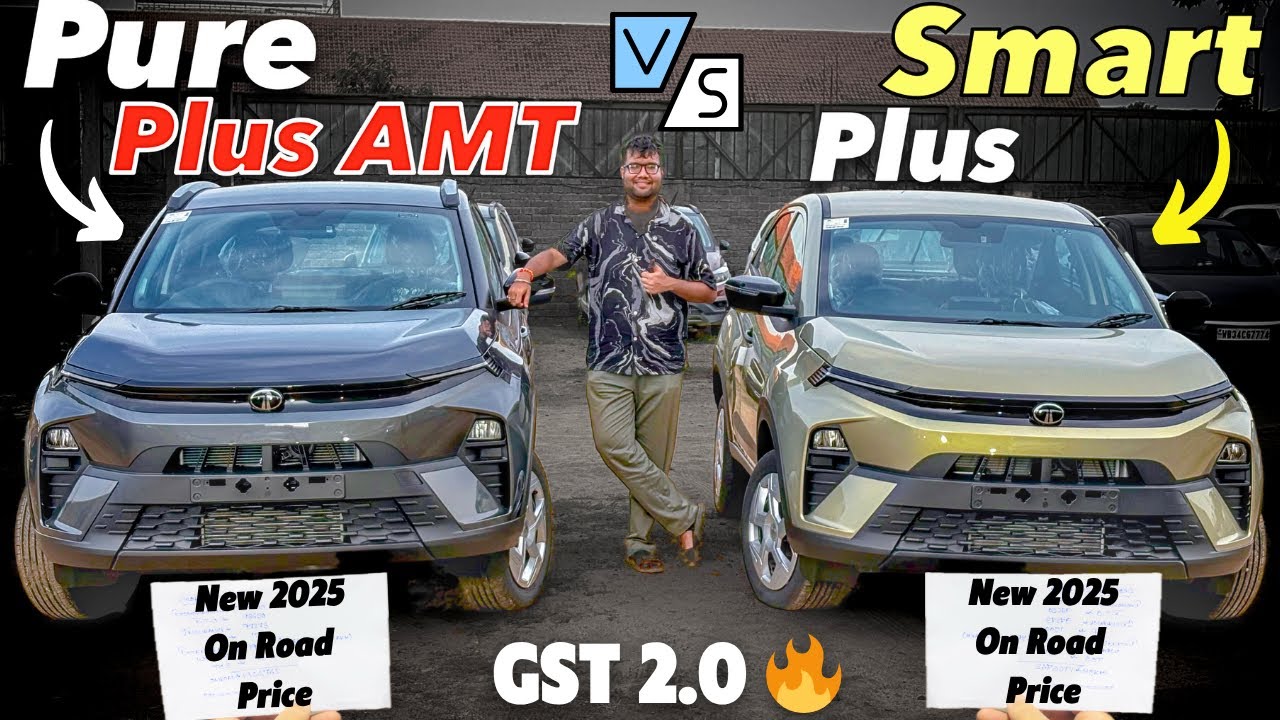 * SUNROOF❌* New Tata Nexon Pure Plus vs Nexon Smart Plus - WHICH IS VFM? ✅