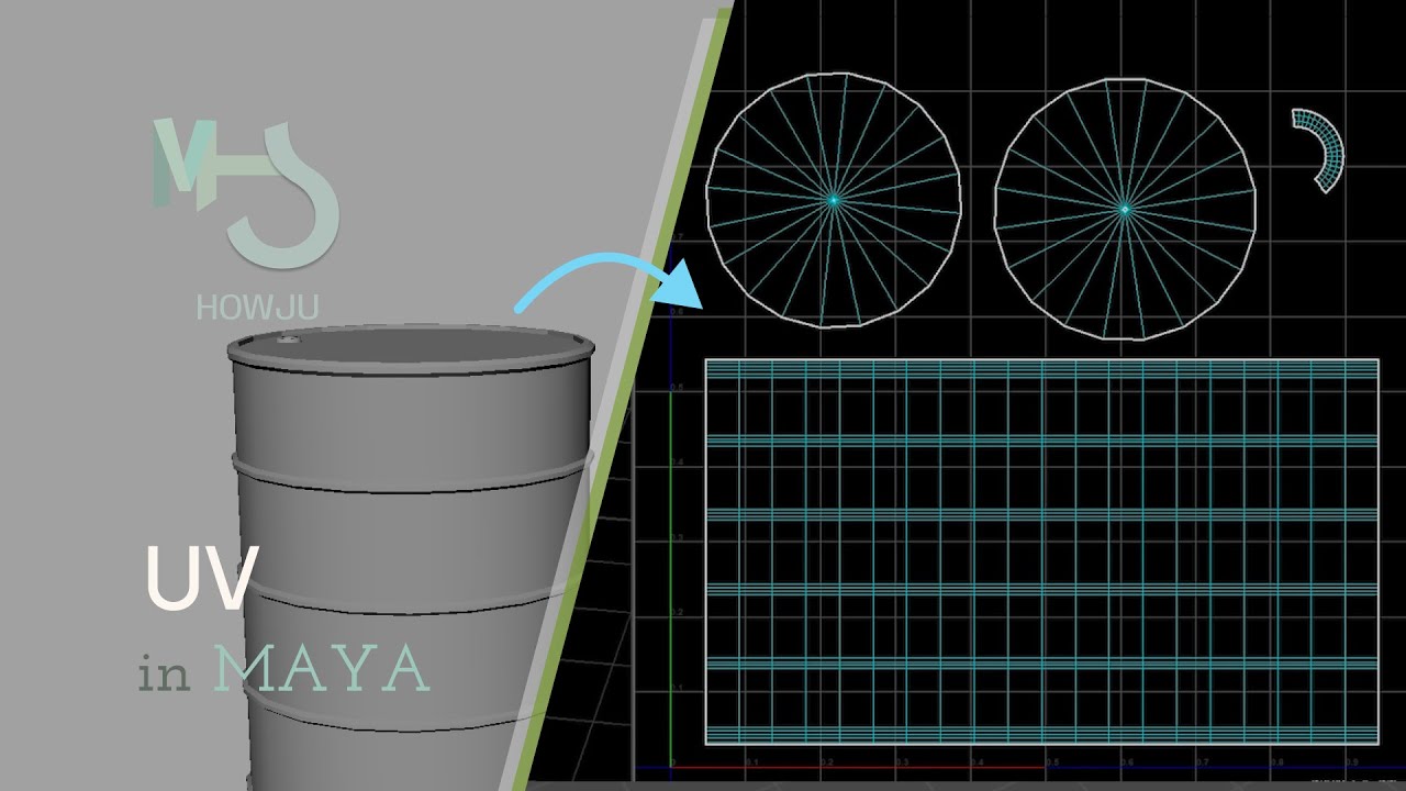 마야에서 UV펴기 | Maya In UVs