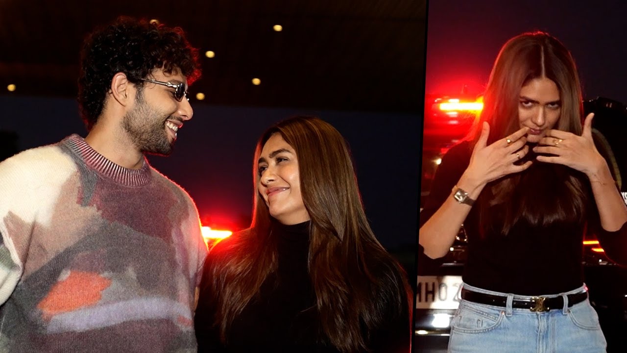 Mrunal Thakur & Siddhant Chaturvedi Promoting Film Do Deewane Seher Mein 🫣