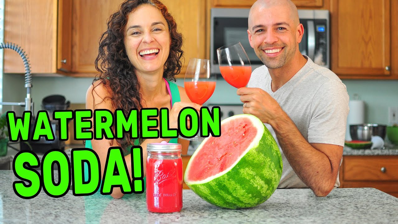 Making Fermented WATERMELON SODA with a Ginger Bug Starter and MINT