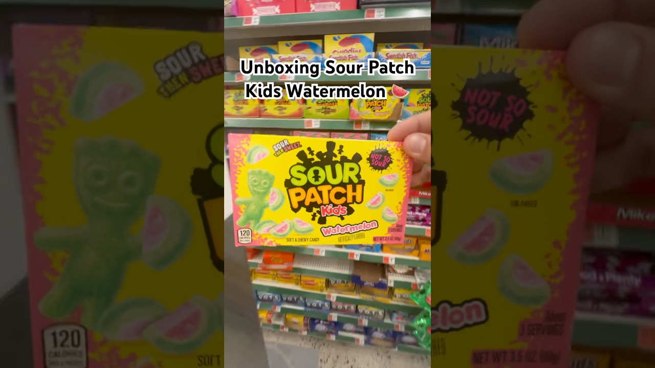 Unboxing Sour Patch Kids Watermelon 🍉