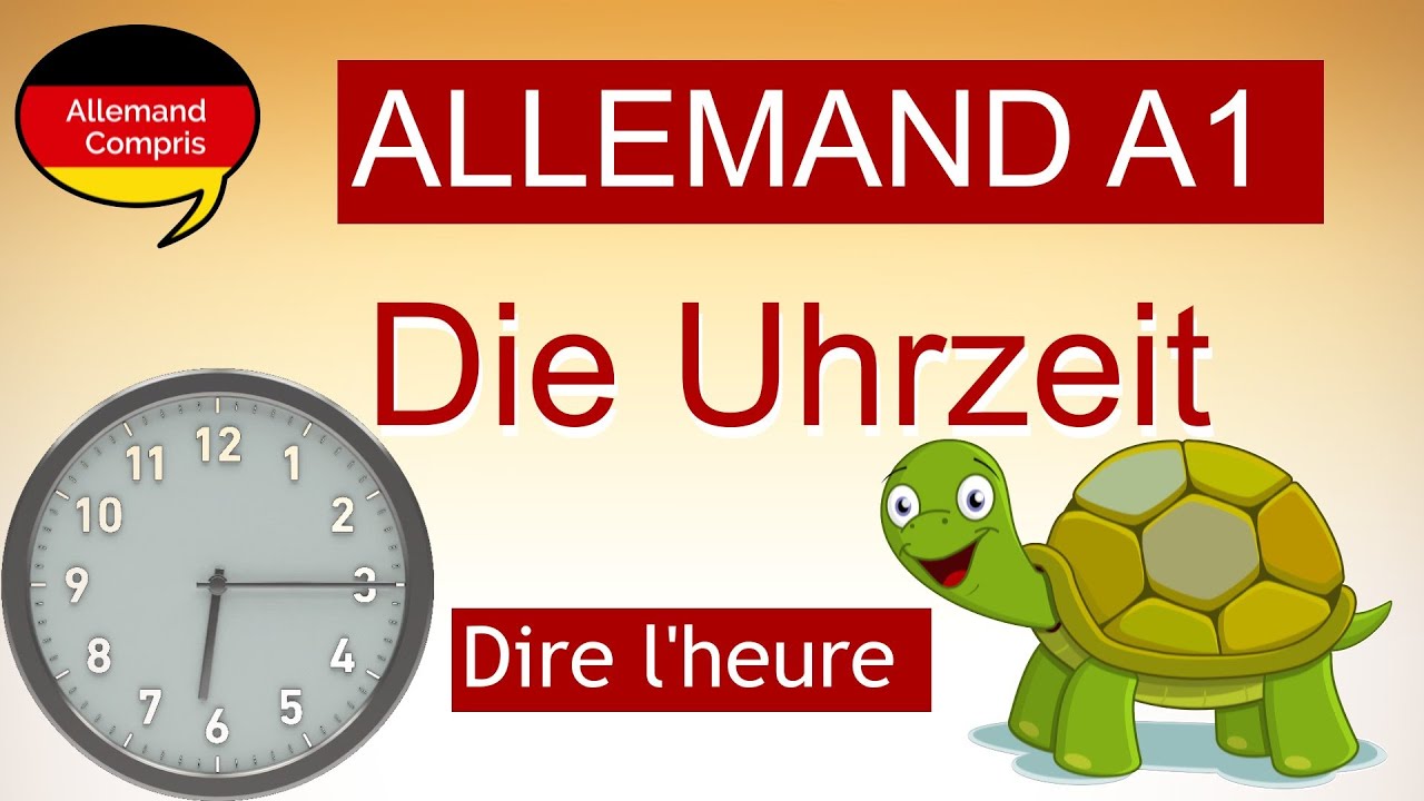🇩🇪 Dire l'heure | Allemand A1 | #apprendreallemand
