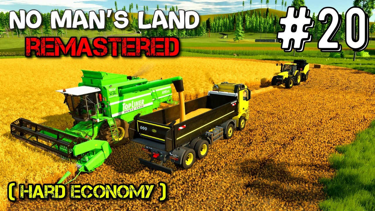 Карта «Ничейная земля» — Начальная ставка 0$ — Таймлапс, эпизод 20, Farming Simulator 25, геймпле...