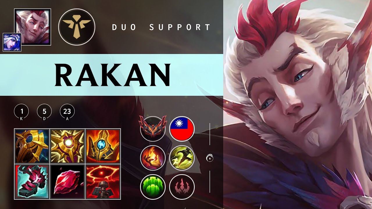 Rakan Support vs Xerath - TW Grandmaster Patch 25.24
