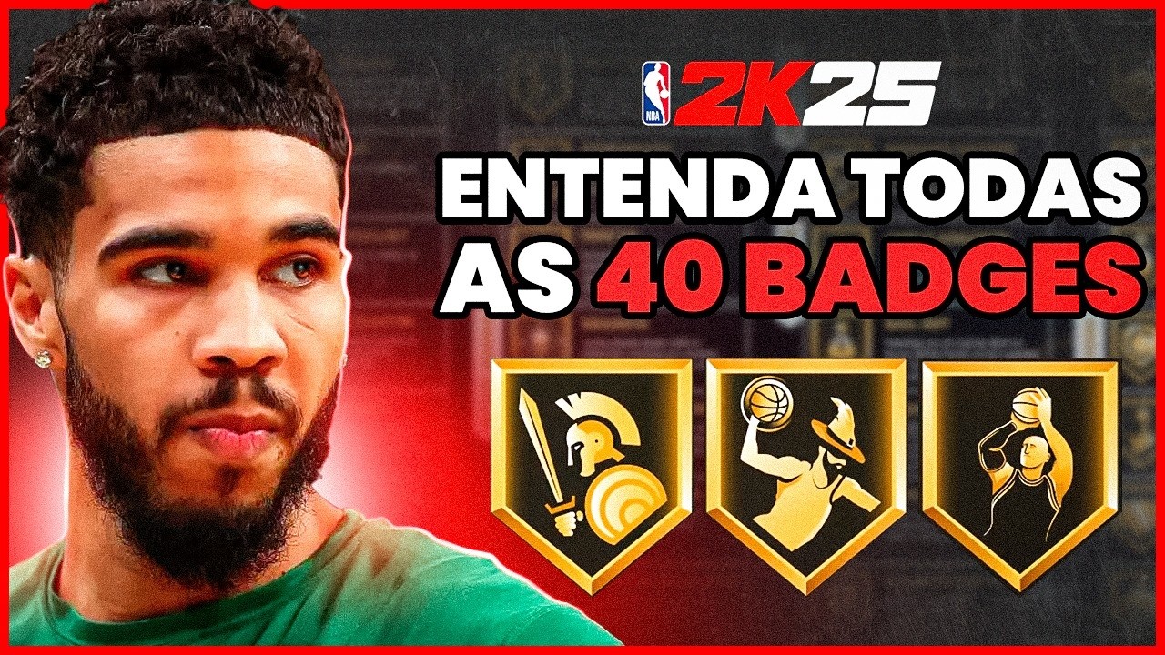 TODAS as BADGES do NBA 2K25 Next-Gen (Ps5 Xbox Series e Pc) Explicadas e Traduzidas PT/BR