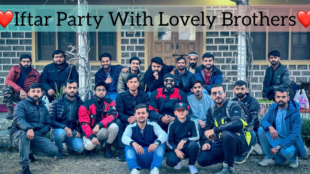 Annual Iftaar party ❤️Sb Riders K sath ki Iftari & lovely Brother @AmmarBiker  ❤️