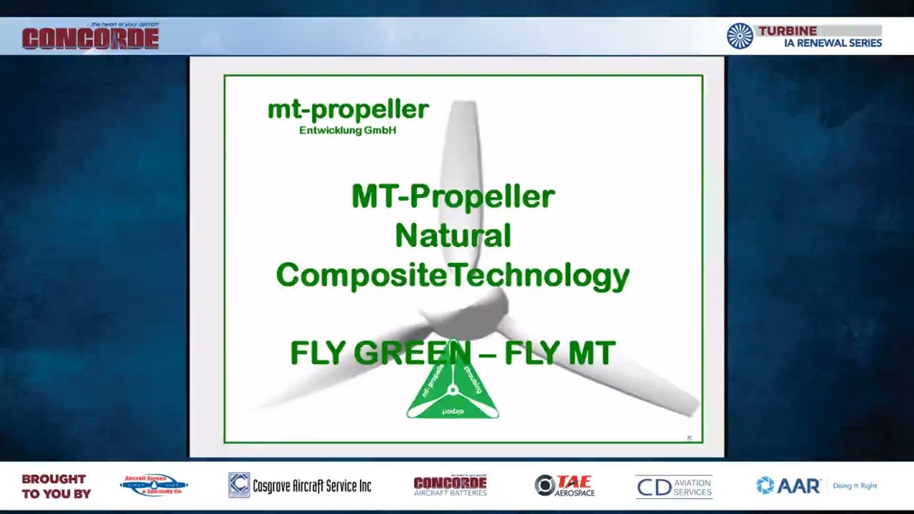 Composite Propeller Maintenance presented by MTPropeller