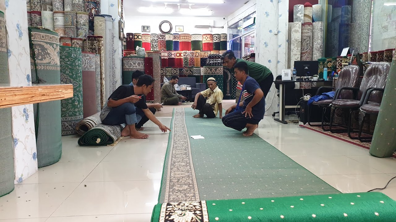 Karpet Masjid || Proses Pemotongan dan Pengobrasan || Sesuai Request