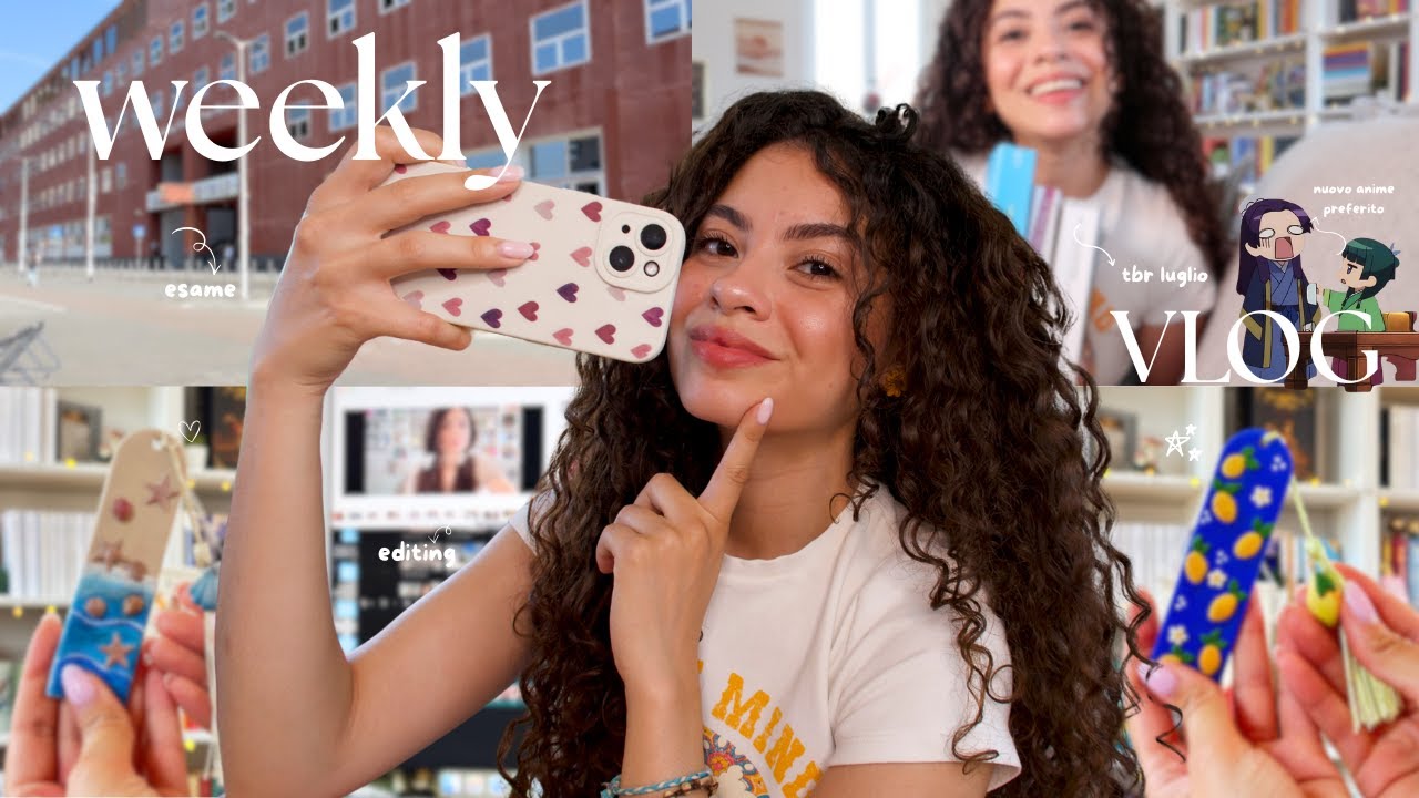 WEEKLY VLOG ✨ sessione estiva, letture, anime..