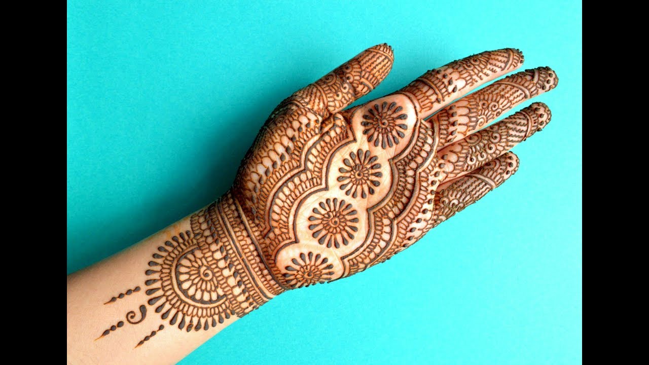 TRADITIONAL INDIAN RAJASTHANI DULHAN MEHENDI FULL HANDS | MARWARI BRIDAL HENNA MEHNDI DESIGN