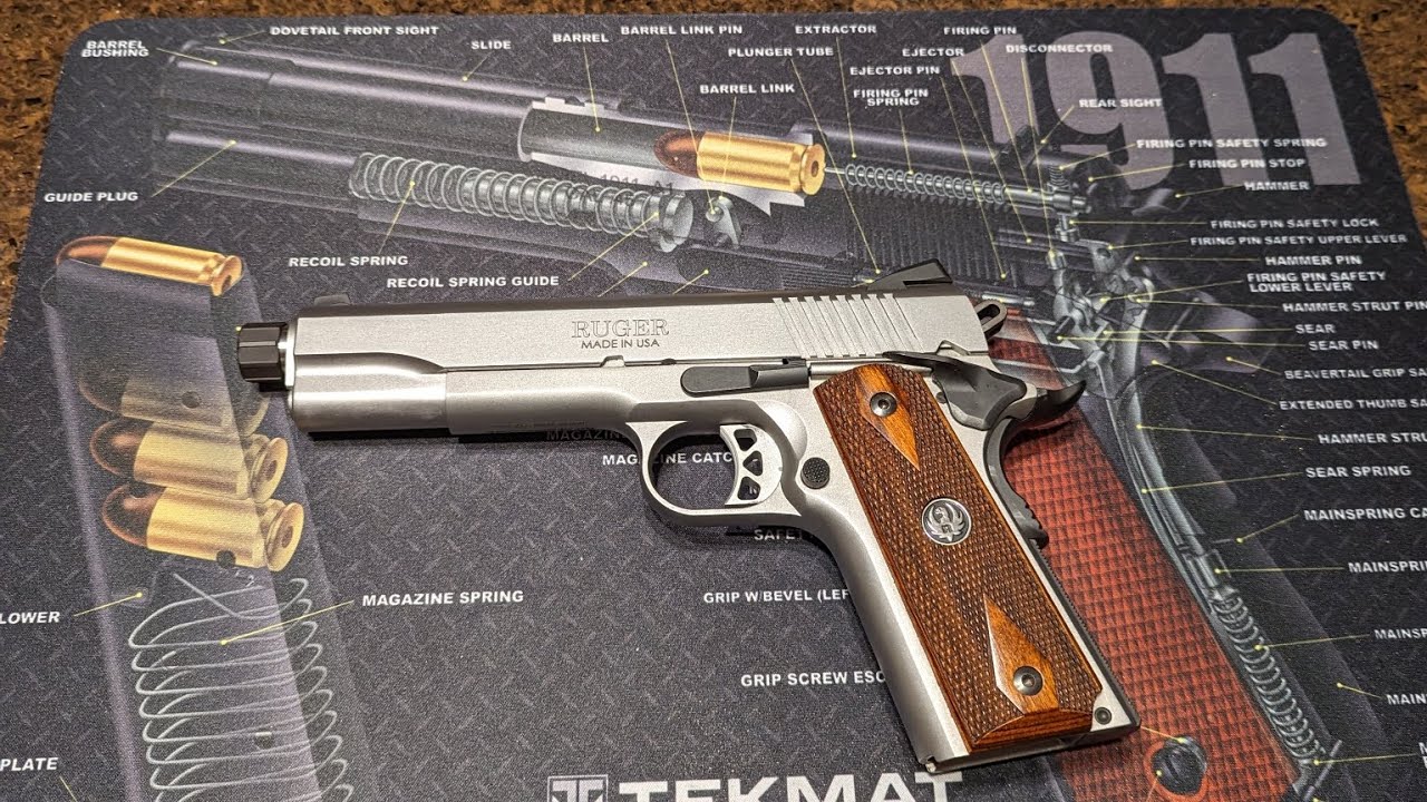 Drop In Threaded Ed Brown Barrel in Ruger SR1911 .45 ACP