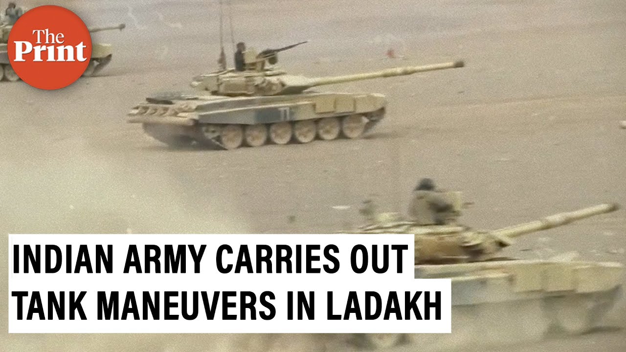 Army's T-90 Bhishma, T-72 Ajay tanks prepare for attack maneuvers in eastern Ladakh