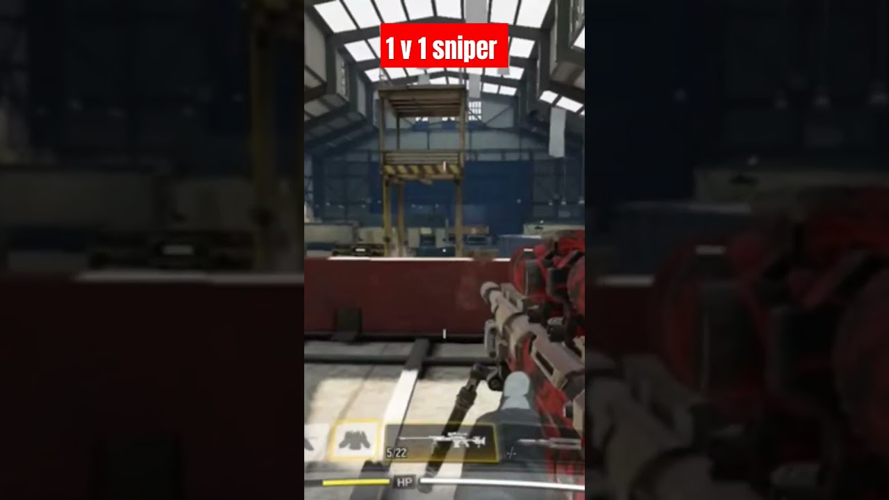 Sniper only 1 v 1 that was so tight - Call of duty 