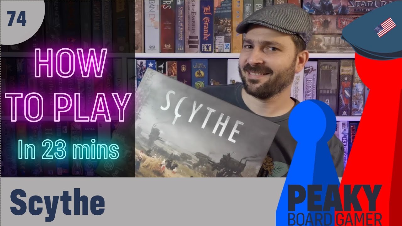 How to play Scythe board game - Full teach - Peaky Boardgamer