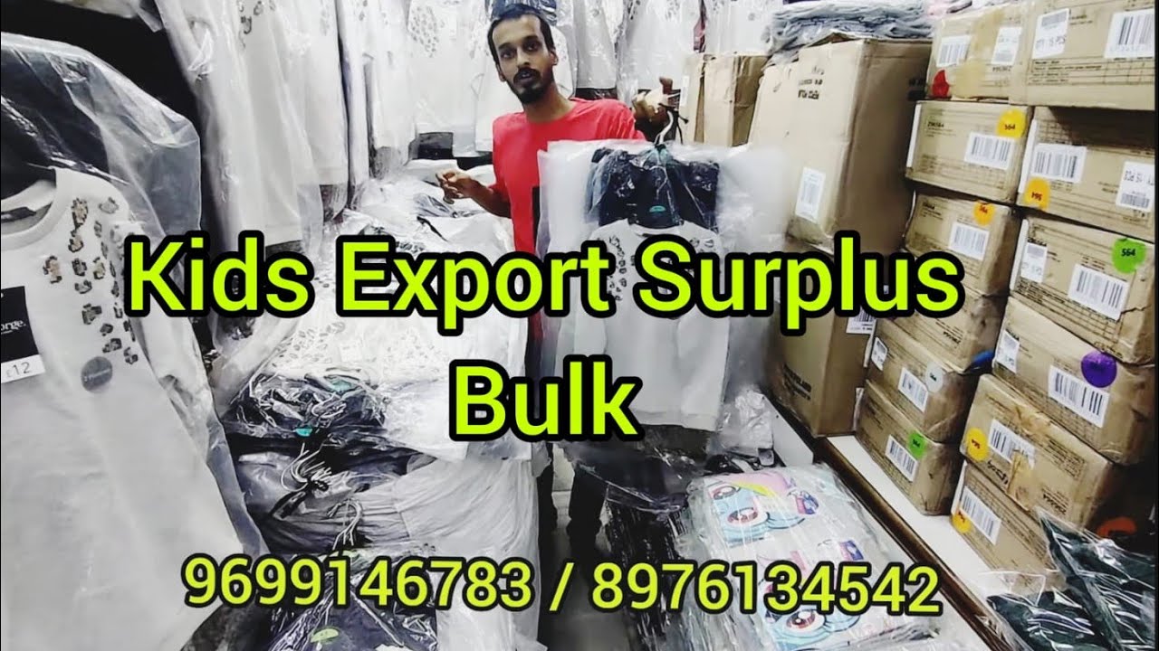 Branded Cheapest Export surplus Garments | kids Export surplus | Charu export Mumbai