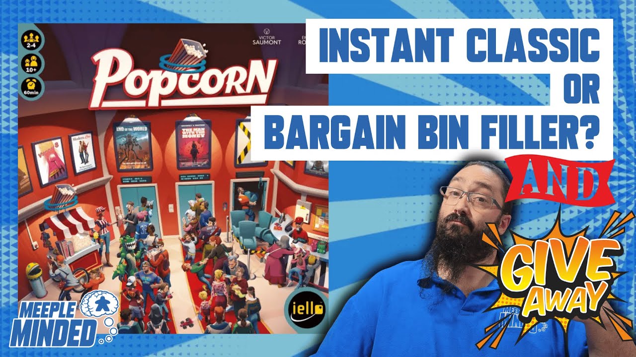 Popcorn Board Game Review & FREE Giveaway