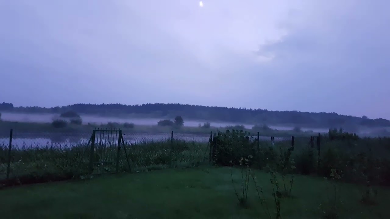 Mgła nad Bużyskiem (lipiec 2017).