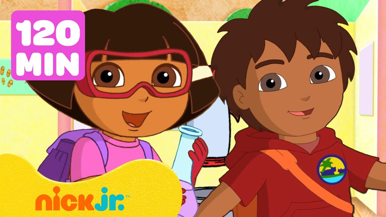 Dora the Explorer | Dora the Explorer gaat terug naar school! | 2 uur 📚  | Nick Jr. Nederlands