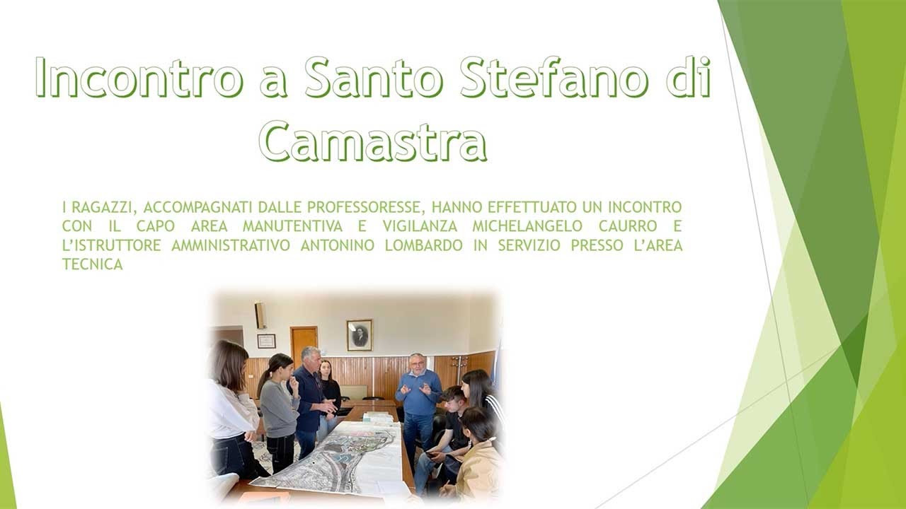 Relazione Santo Stefano di Camastra