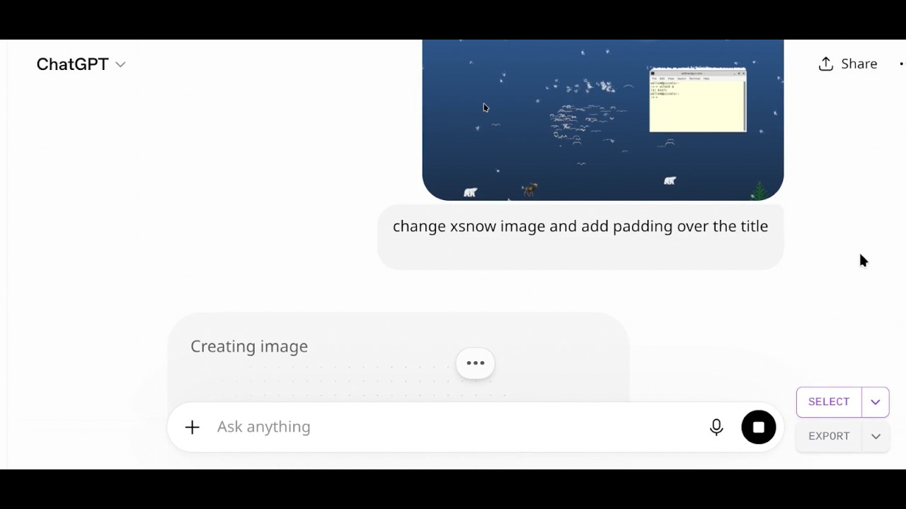 Using Reference Screenshots to Fix AI Generated Image