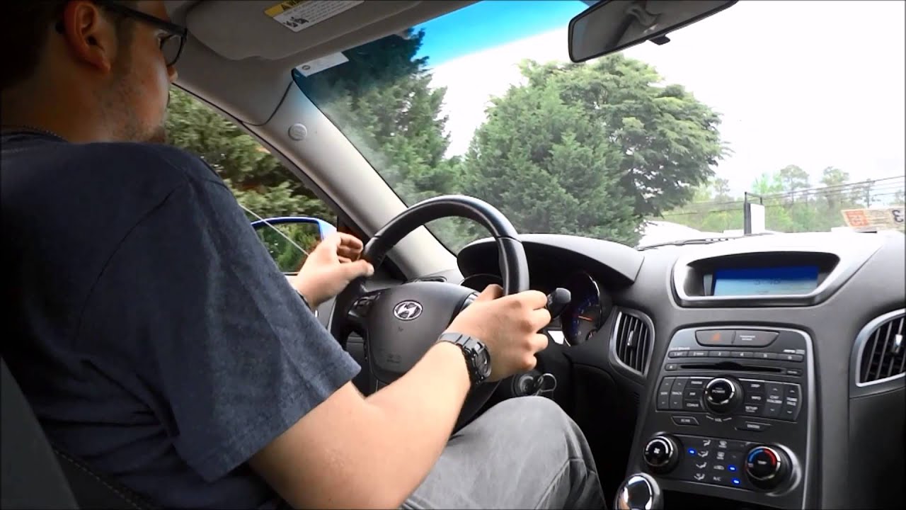 2011 Hyundai Genesis Coupe 2.0T Start up, Exhaust Rev and Driving Clips