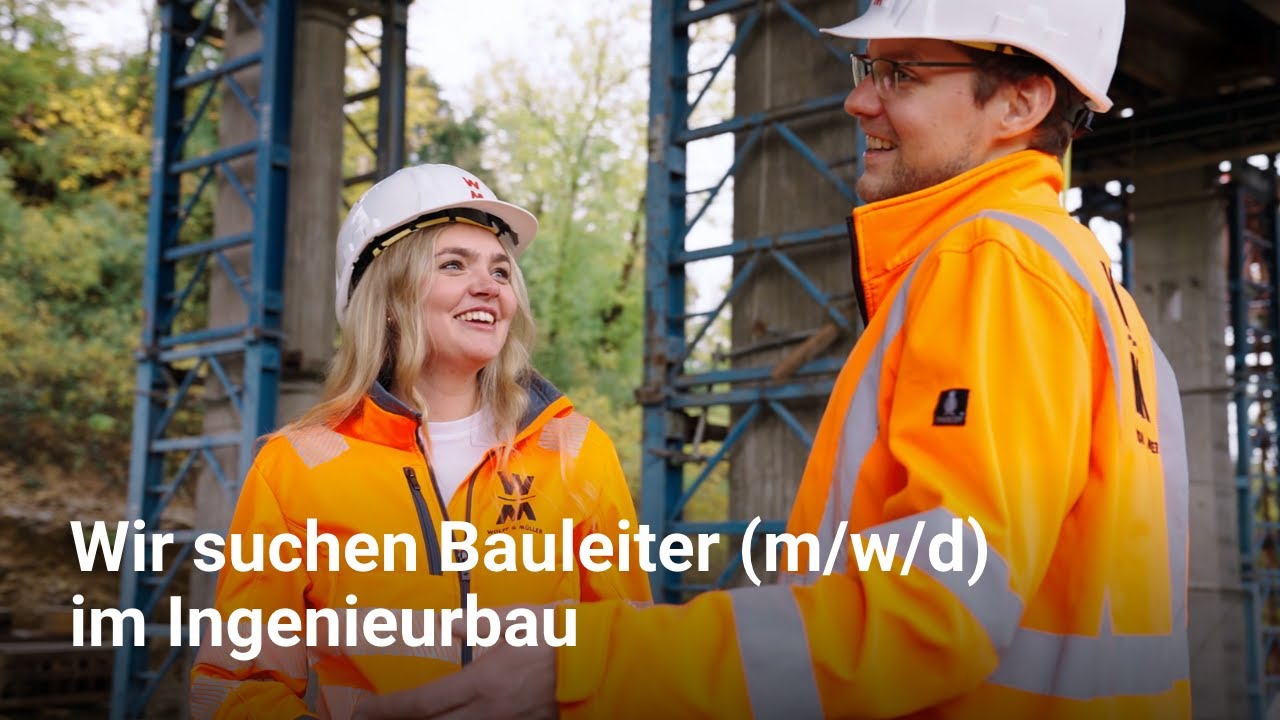 Mach, was dich begeistert: Bauleiter (w/m/d) im Ingenieurbau