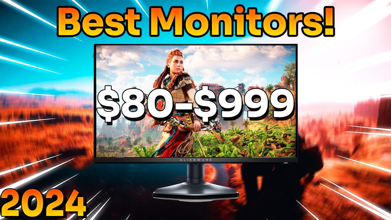 Best 2024 Monitors! - 1440p, OLED, 4K, HDR, Ultrawide, 1080p | Budget to High-end
