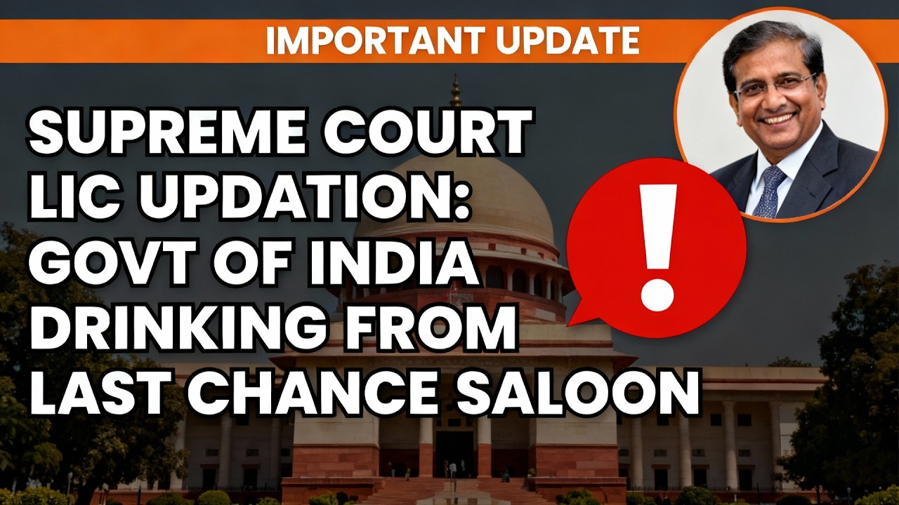 LIC Pension Updation: Is Govt Of India Drinking In The Last Chance Saloon?