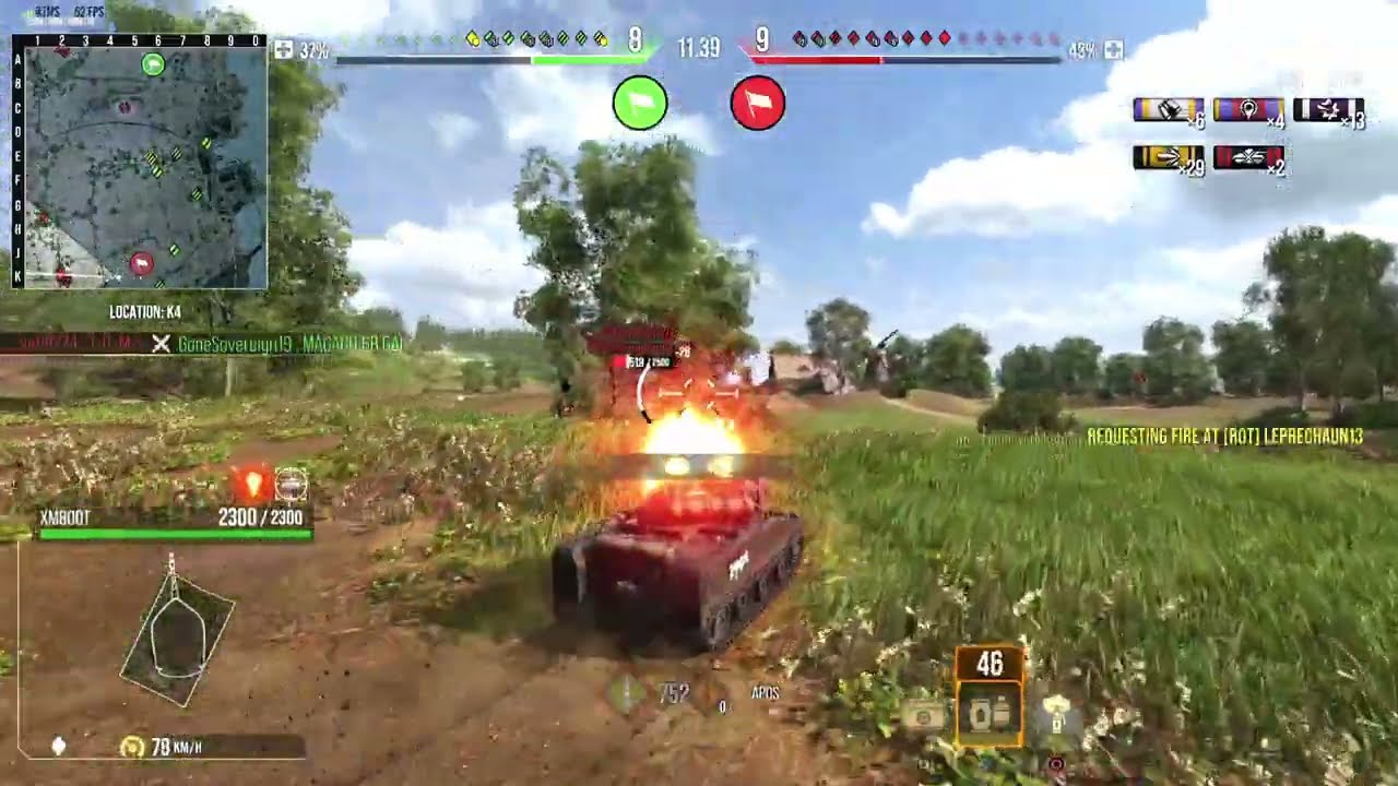 WoT Console | Cold War | XM800T | 10k Damage 4 Kills Flawless
