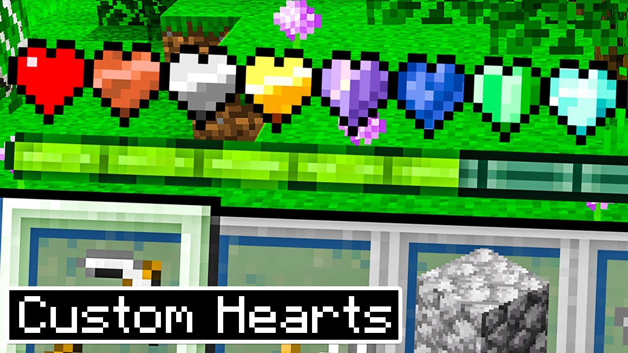ORES give you CUSTOM HEARTS in Minecraft