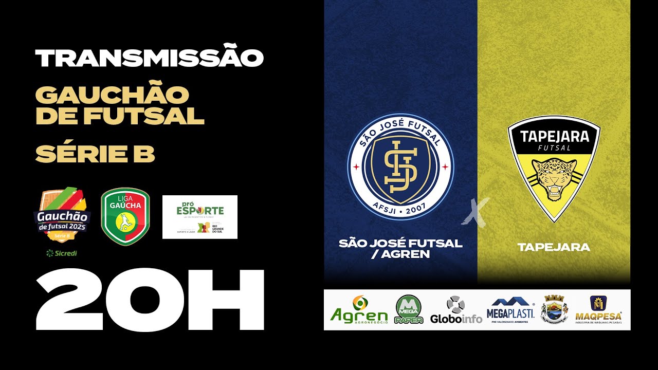 SÃO JOSÉ X TAPEJARA - Gauchão de Futsal Série B