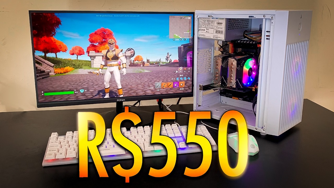 MONTANDO MEU PRIMEIRO PC GAMER BRANCO X79 BARATO COM PLACA DE VIDEO PRA RODAR DE TUDO EM 2025...