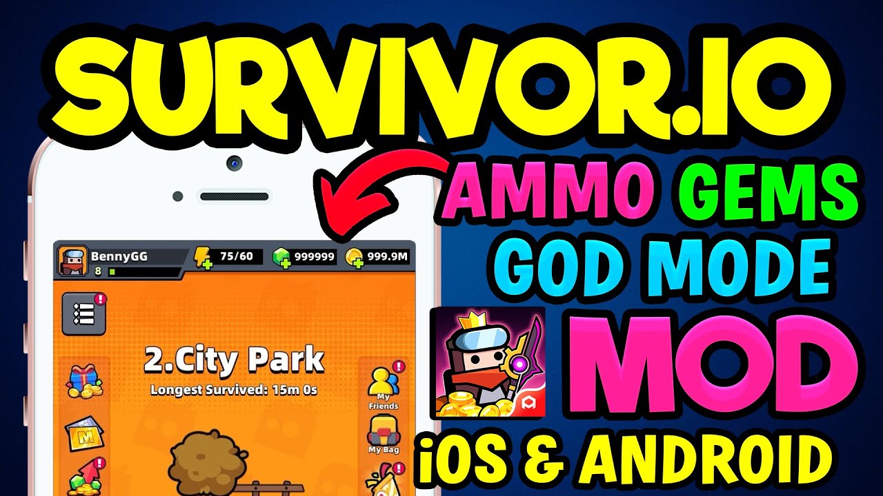 🔥 Survivor.io Hack [iOS/Android] How to get Unlimited AMMO | GOD MODE | GEMS Mod Apk