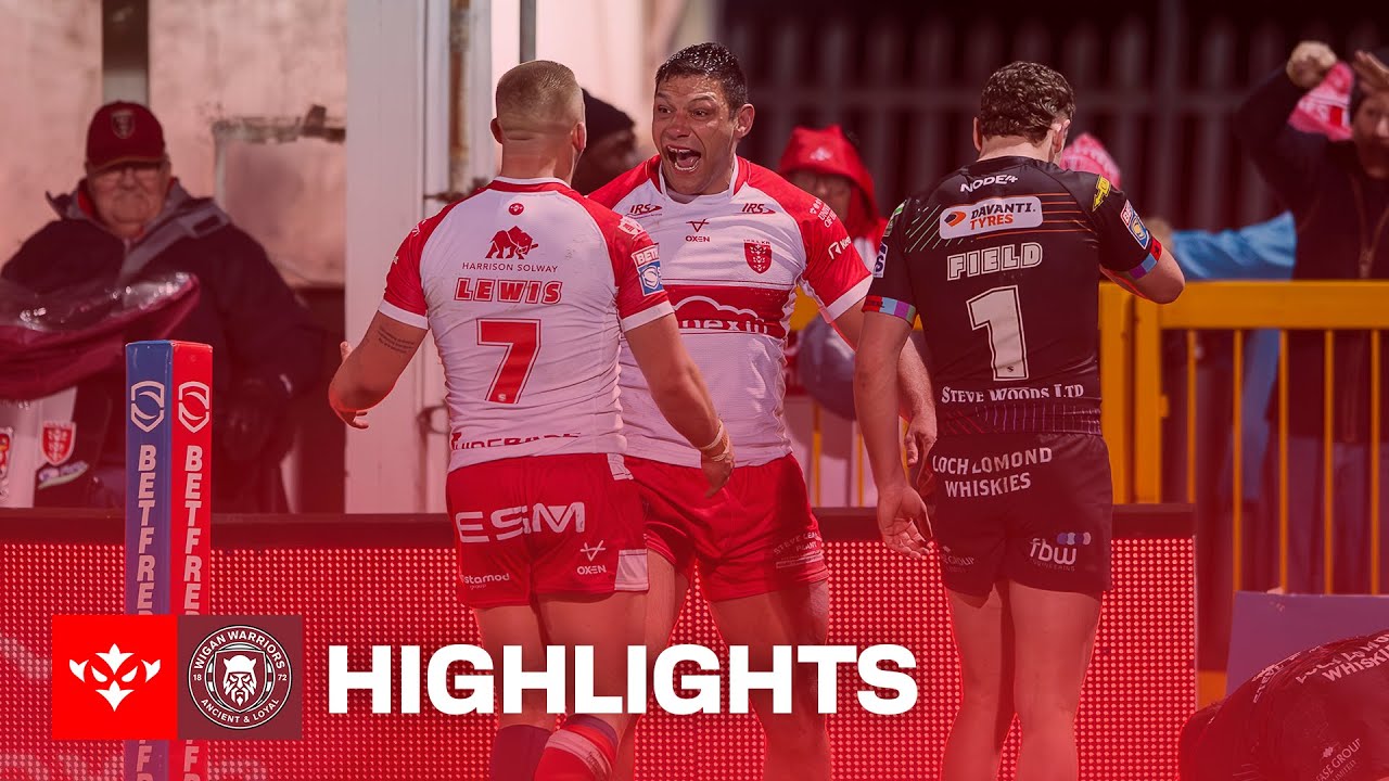 HIGHLIGHTS: Hull KR vs Wigan Warriors -  The Robins face the World Champions!