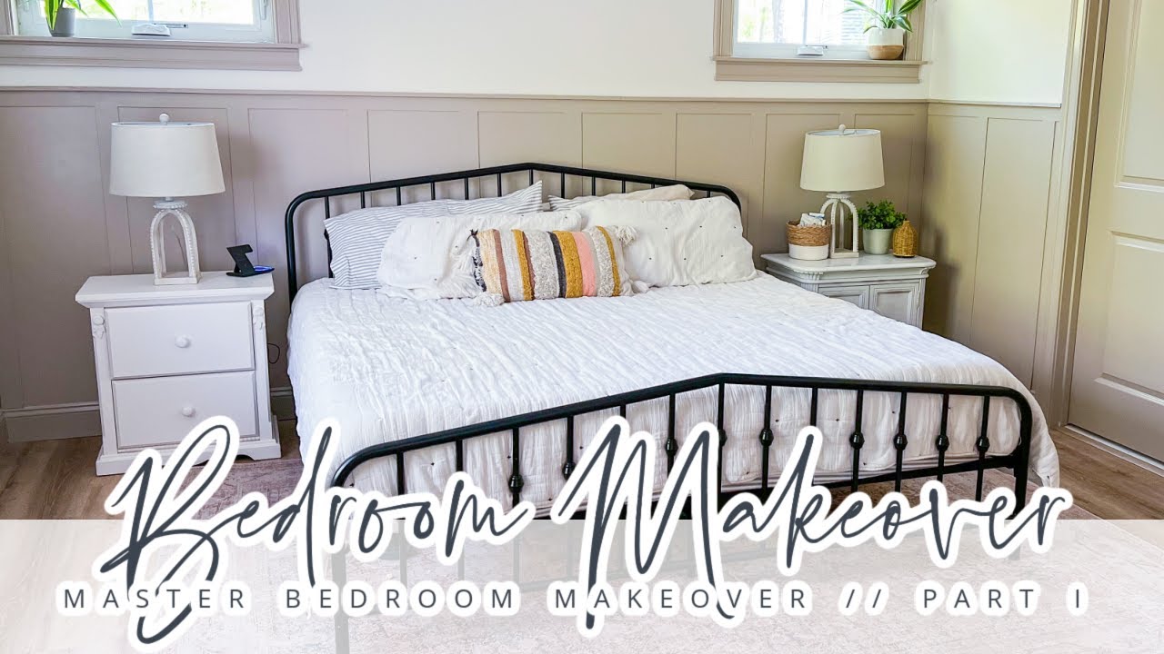 COZY COTTAGE BEDROOM MAKEOVER // PART 1 // EASY DIY BOARD AND BATTEN // CHARLOTTE GROVE FARMHOUSE