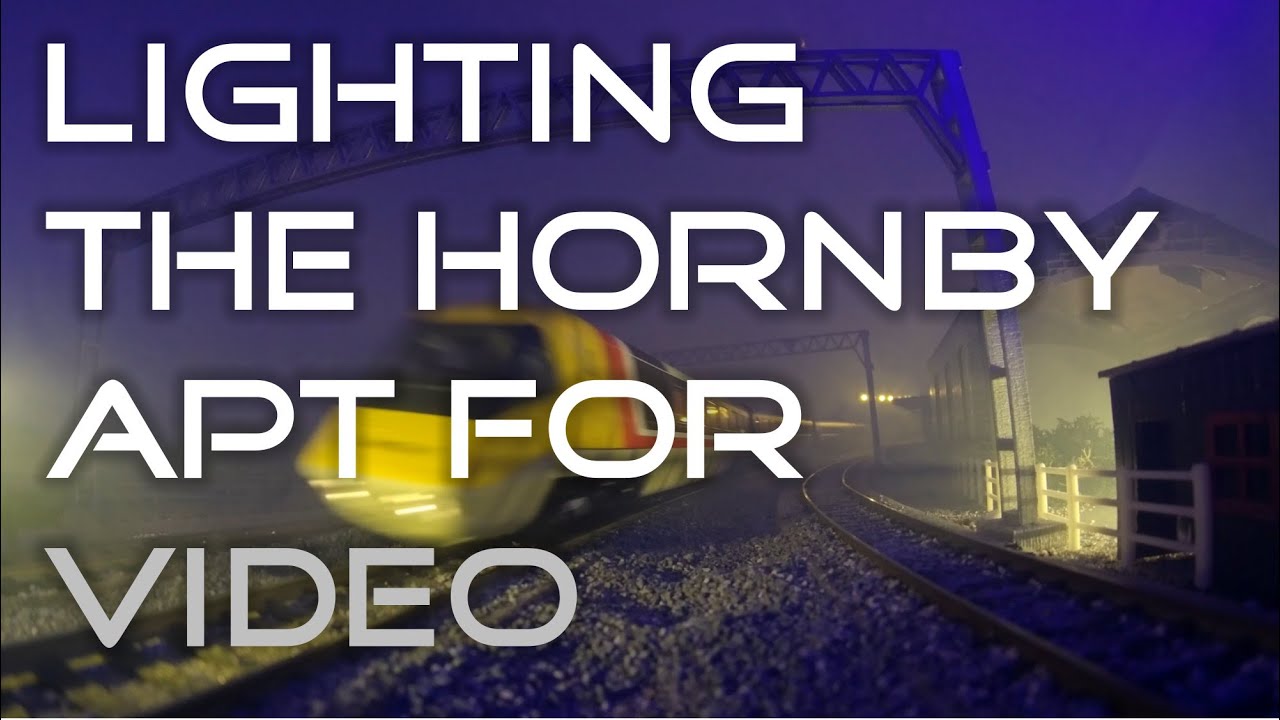 Step by step lighting for video of the Hornby APT