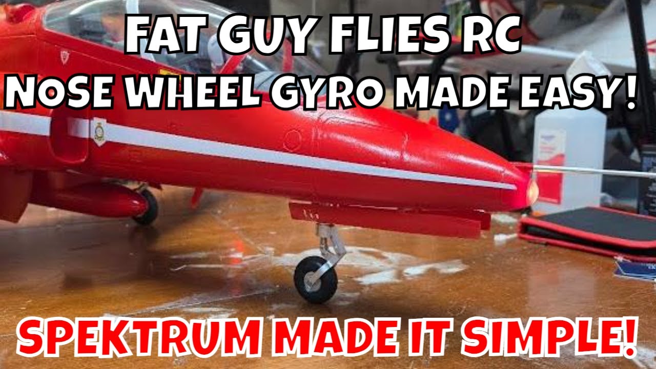 SPEKTRUM MADE IT SO EASY! SIMPLIFIED NOSE WHEEL GYRO HOW TO TUTORIAL